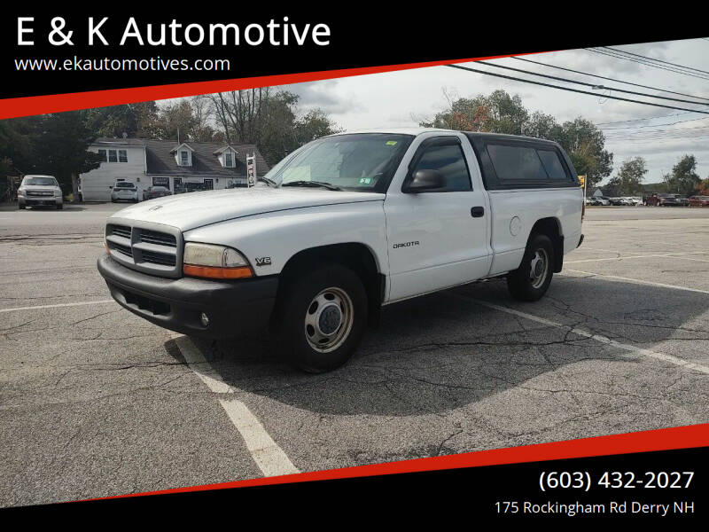 1997 Dodge Dakota for sale at E & K Automotive in Derry NH