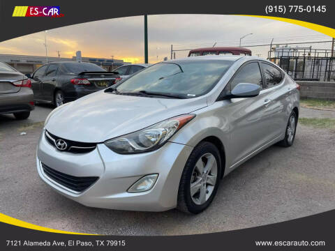 2013 Hyundai Elantra for sale at Escar Auto in El Paso TX