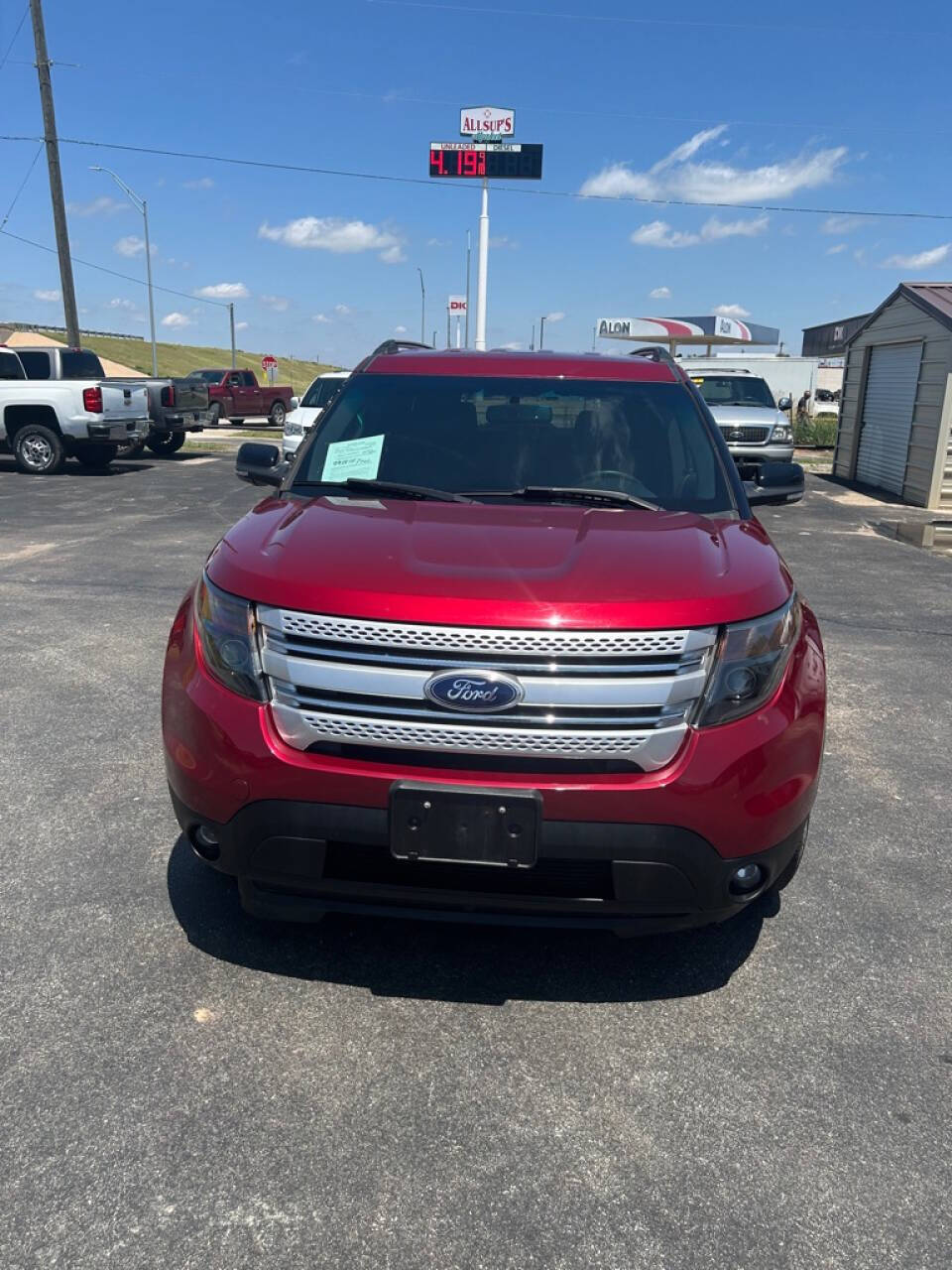 Red 2015 Ford Explorer XLT AWD XLT 4dr SUV 2