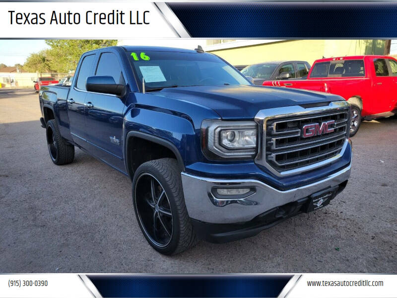 2016 GMC Sierra 1500 for sale at Texas Auto Credit LLC in El Paso TX