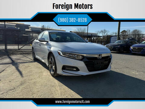 2018 Honda Accord for sale at Foreign Motors in Kannapolis NC