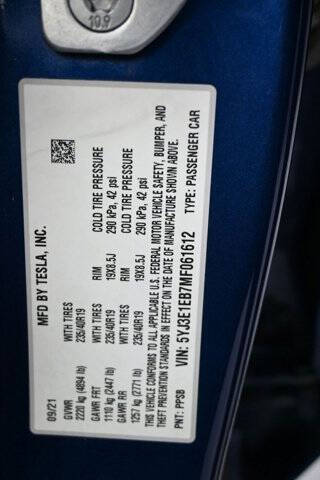 2021 Tesla Model 3 Long Range