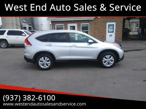 2014 Honda CR-V for sale at West End Auto Sales & Service in Wilmington OH