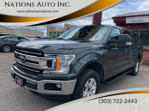 2018 Ford F-150 for sale at Nations Auto Inc. in Denver CO
