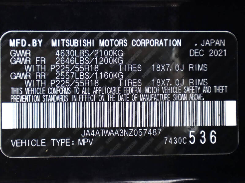 2022 Mitsubishi Eclipse Cross SE