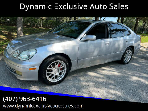 2002 Lexus GS 300 for sale at Dynamic Exclusive Auto Sales in Clermont FL