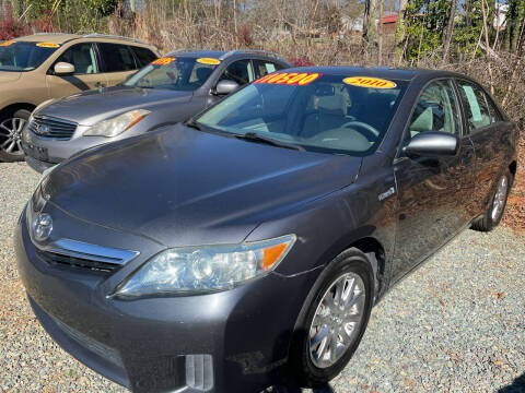 2010 Toyota Camry Hybrid for sale at Triple B Auto Sales in Siler City NC