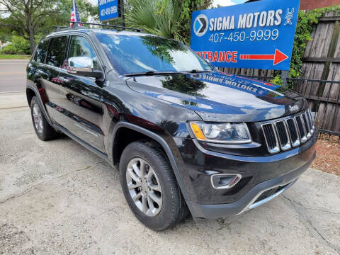 2015 Jeep Grand Cherokee for sale at SIGMA MOTORS USA in Orlando FL