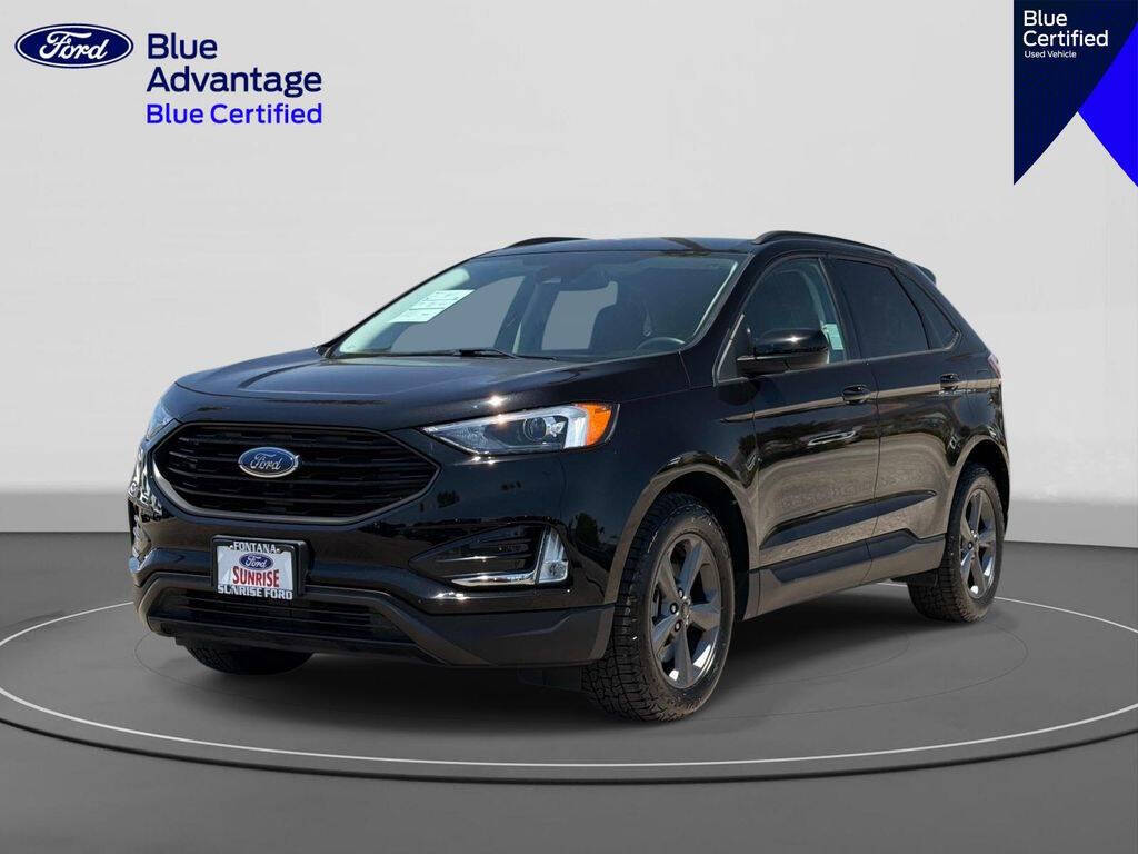 Black 2023 Ford Edge SEL AWD SEL 4dr Crossover 1