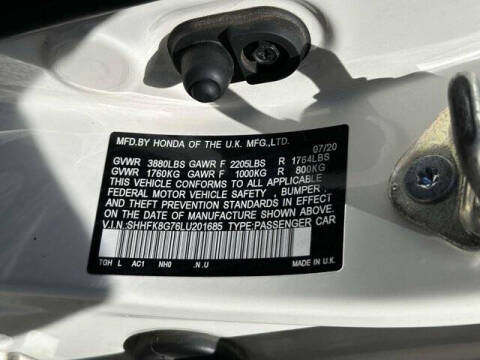 2020 Honda Civic Type R Touring