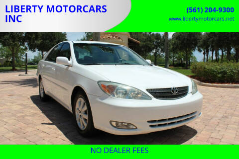 2004 Toyota Camry for sale at LIBERTY MOTORCARS INC in Royal Palm Beach FL