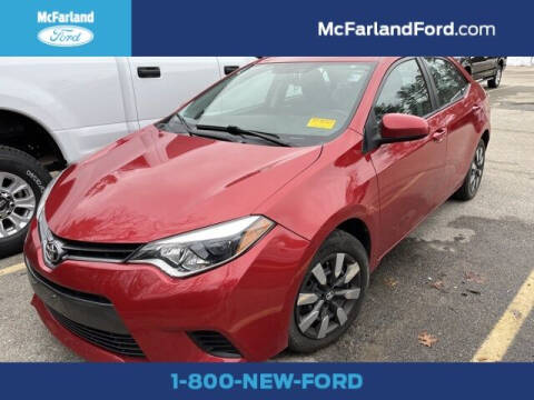 2015 Toyota Corolla for sale at MC FARLAND FORD in Exeter NH