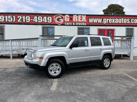 2014 Jeep Patriot for sale at G Rex Cars & Trucks in El Paso TX