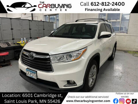 2015 Toyota Highlander for sale at The Car Buying Center in Saint Louis Park MN