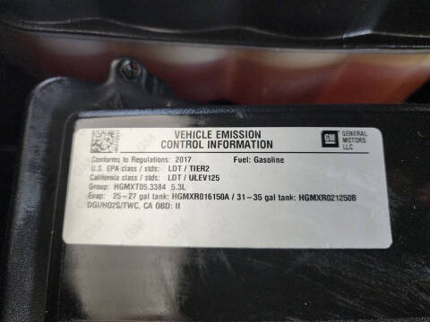 2017 Chevrolet Tahoe Premier