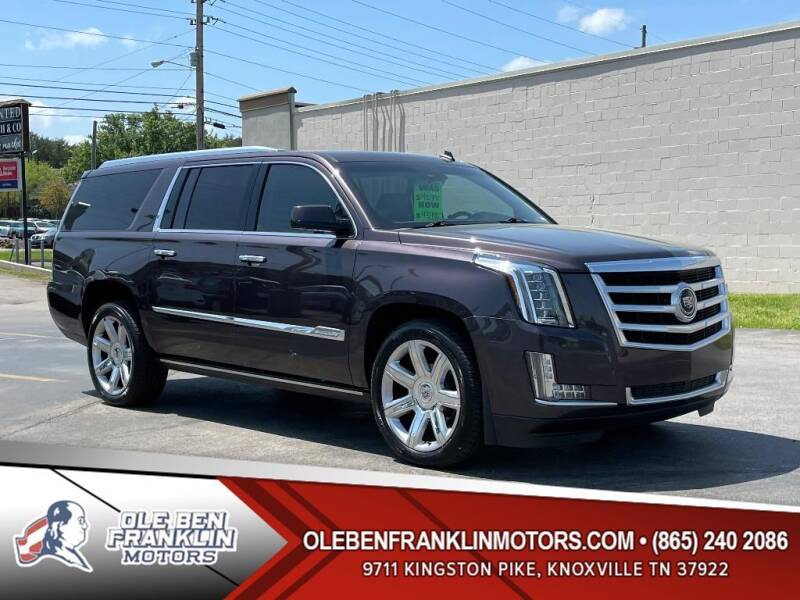 2015 Cadillac Escalade ESV for sale at Ole Ben Franklin Motors KNOXVILLE - Ole Ben Franklin Motors - Knoxville in Knoxville TN