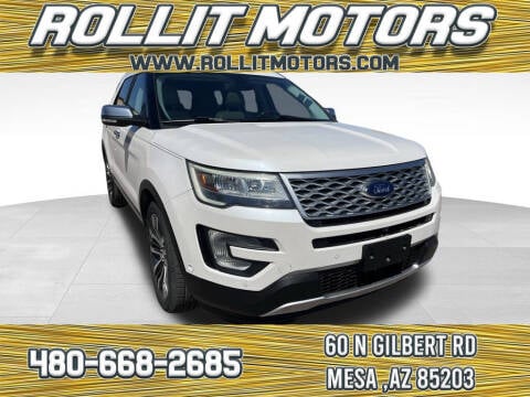 2017 Ford Explorer for sale at Rollit Motors in Mesa AZ