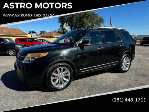 2014 Ford Explorer for sale at ASTRO MOTORS in Houston TX