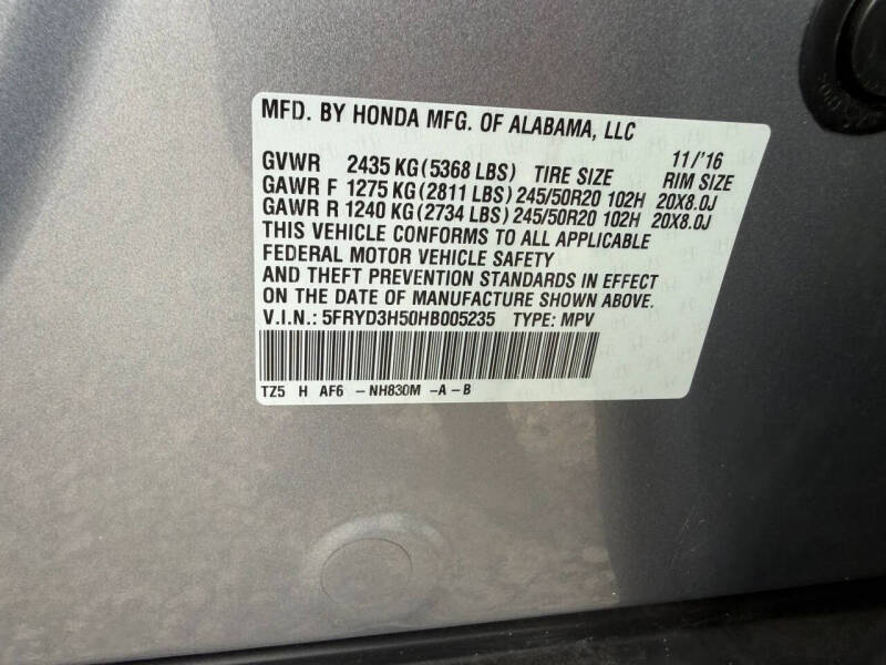 2017 Acura MDX w/Tech