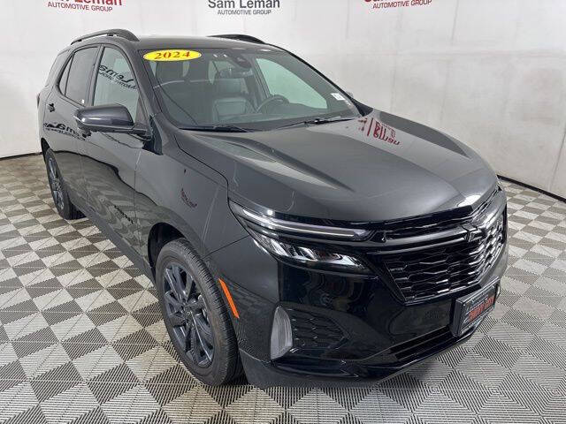 Used 2024 Chevrolet Equinox RS with VIN 3GNAXWEG8RL102856 for sale in Bloomington, IL