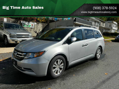 2014 Honda Odyssey for sale at Big Time Auto Sales in Vauxhall NJ