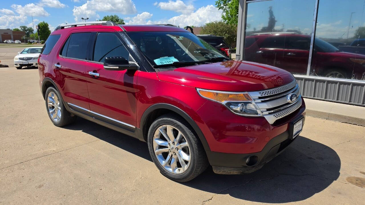 2015 Ford Explorer XLT AWD 4dr SUV - Ruby Red Metallic Tinted Clearcoat exterior view 2