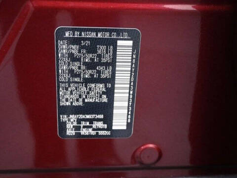 2021 Nissan Armada Platinum