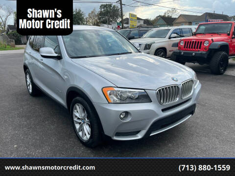 2014 BMW X3 for sale at Shawn's Motor Credit in Houston TX