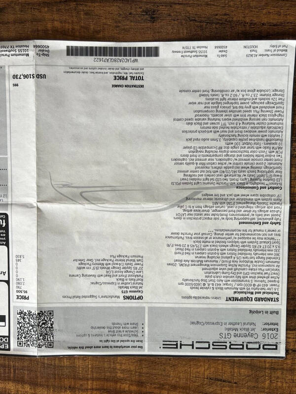 2016 Porsche Cayenne GTS