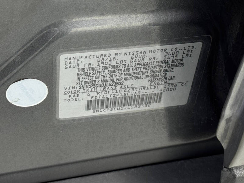 2018 Nissan Kicks SR