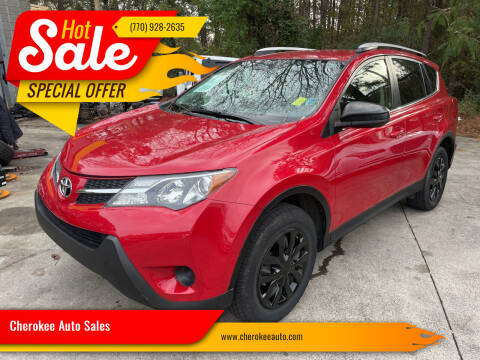 2015 Toyota RAV4 for sale at Cherokee Auto Sales in Acworth GA