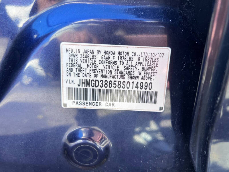 2008 Honda Fit Sport