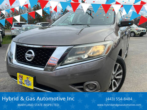 2013 Nissan Pathfinder for sale at Hybrid & Gas Automotive Inc in Aberdeen MD
