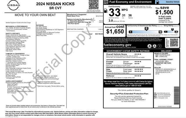 2024 Nissan Kicks SR