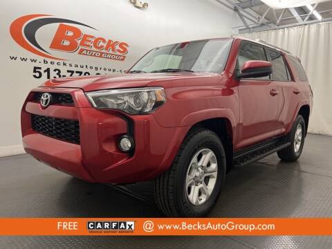 2016 Toyota 4Runner for sale at Becks Auto Group in Mason OH