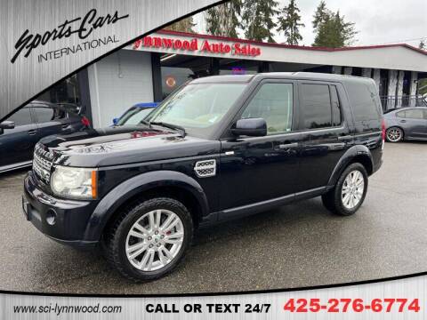 2010 Land Rover LR4 for sale at Sports Cars International in Lynnwood WA