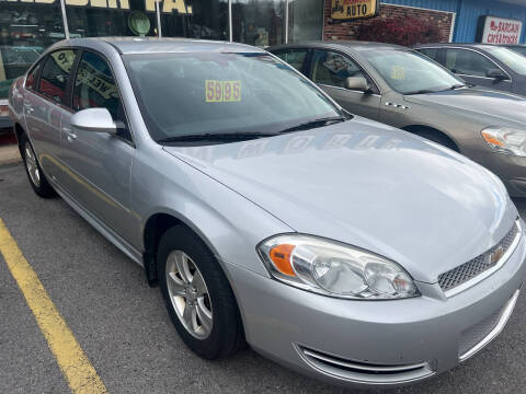 2013 Chevrolet Impala for sale at BURNWORTH AUTO INC in Windber PA