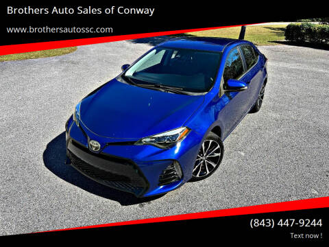 2017 Toyota Corolla for sale at Brothers Auto Sales of Conway in Conway SC