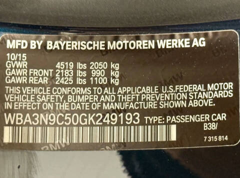 2016 BMW 4 Series 428i xDrive