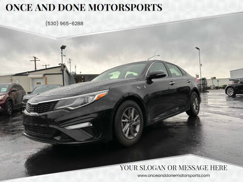 2020 Kia Optima for sale at Once and Done Motorsports in Chico CA