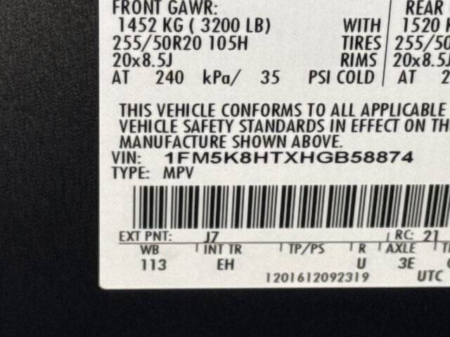 2017 Ford Explorer Platinum