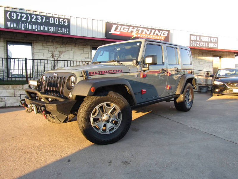 2015 Jeep Wrangler Unlimited for sale at Lightning Motorsports in Grand Prairie TX