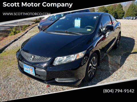 2013 Honda Civic for sale at Scott Motor Company in Powhatan VA