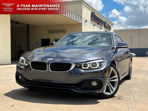 2018 BMW 4 Series for sale at European Motors Inc in Plano TX