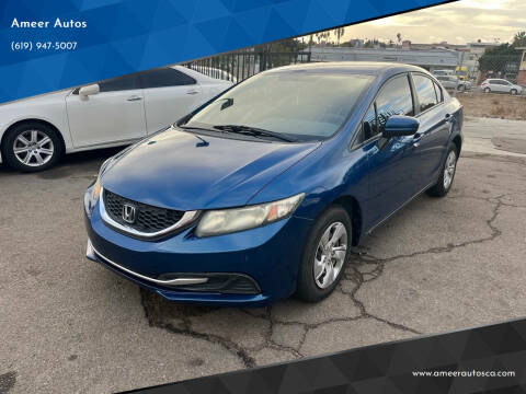 2015 Honda Civic for sale at Ameer Autos in San Diego CA