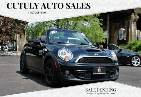 2015 MINI Convertible for sale at Cutuly Auto Sales in Pittsburgh PA