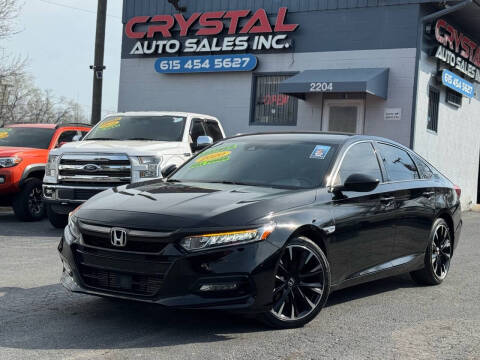 2020 Honda Accord for sale at Crystal Auto Sales Inc in Nashville TN