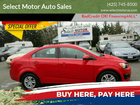 2013 Chevrolet Sonic for sale at Select Motor Auto Sales in Lynnwood WA