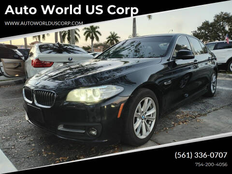 2016 BMW 5 Series for sale at Auto World US Corp in Plantation FL