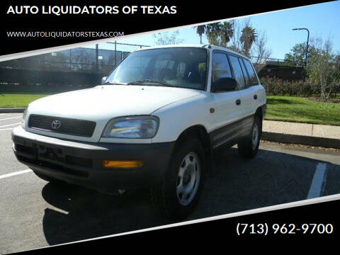 1996 Toyota RAV4 for sale at AUTO LIQUIDATORS OF TEXAS in Richmond TX